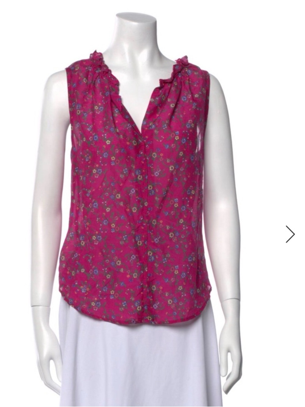 Xirena Floral Print Sleeveless Blouse